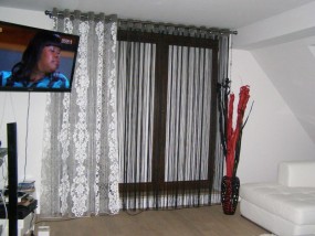 Firanki - nasze realizacje - Butik Wnetrz - dekoracje okien Łuków