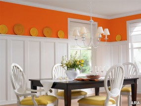 Kolejny przykład doskonale połączonych kolorów - Home decoration Wałbrzych