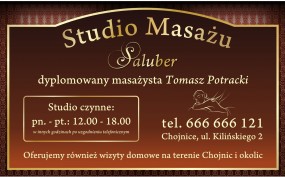 masaże - Studio Masażu Saluber Chojnice