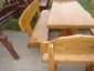 stol z drewna litego meble ogrodowe - Nowy Skoszyn ciesielnia.pl