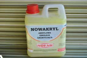 Akrylowy Koncentrat Gruntujący NOWAKRYL - Zakład Produkcyjno Usługowo Handlowy NOFAR Mroczków