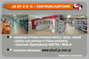 Sprzedaż hurtowa - JS Sp. z o. o. - Centrum Hurtowe Lublin