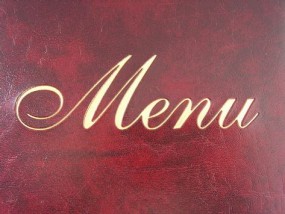 Okładka A4 na karty dań MENU (6 kart - 12stron) - Alfaplast Katowice