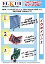 Konkurs Rabaty Pokazy - Elkur sp.j. A.Kuryło i K.Kuryło Technika Warsztatowa Jarosław