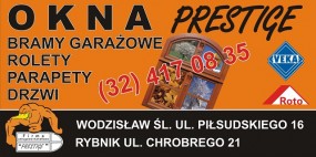 OKNA, DRZWI, ROLETY, BRAMY Wodzisław Śląski - PRESTIGE - Okna, Bramy, Rolety
