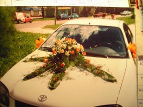 Dekoracja kościołów, lokali oraz pojazdów do ślubu - Borek-Prek Henryk  KWIACIARNIA POD MUFLONAMI  PHU Marzena II Wałbrzych