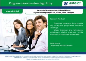 Jak obniżać koszty produkcji/obsługi klienta - Witalni-szkolenia Wrocław
