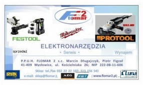 Elektronarzędzia - FLOMAR 2 s.c. Marcin Długajczyk, Piotr Fizgał Mysłowice