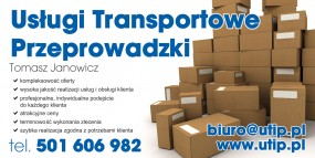 UTIP - USŁUGI TRANSPORTOWE I PRZEPROWADZI - Usługi Transportowe Tomasz Janowicz Łowicz