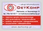 Usługi informatyczne - DetKomp Usługi informatyczne Piekoszów