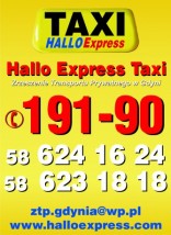 Zamawianie taxówki On-line - HalloExpress Taxi Gdynia