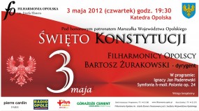 Uroczysty koncert symfoniczny z okazji Święta Konstytucji 3 Maja - Filharmonia Opolska im. Józefa Elsnera w Opolu Opole