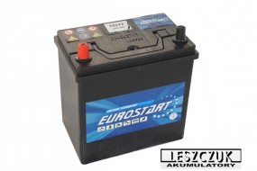 Akumulator, Akumulatory Eurostart 40Ah, Piekary Śląskie, Bytom, - Leszczuk Elżbieta Leszczuk Bytom