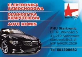 Elektromechanika, Skup pojazdów - PHU  Startronic  Sosnowiec
