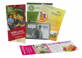 Projektowanie oraz druk ulotek - PS.reklama Dorota Szuta Bielsko-Biała