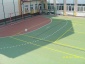 Malowanie linii na boiskach poliuretanowych i w halach sportowych Malowanie linii - Gdynia Abernikula
