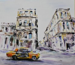 obraz olejny ,,Kuba  - m-art Joanna Miedzińska Warszawa