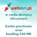 Tania rejestracja domen - Webion Sp. z o.o. Sochaczew