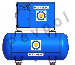 Sprężarka Śrubowa, SCS 4-08AC, serwis, naprawa, części - Pevpol Otwock