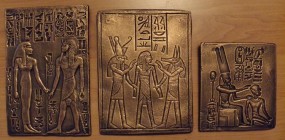 Płaskorzeźby egipskie egipt egipska płaskorzeźba płytki PRODUCENT - Irena Papucewicz IrJa Wrocław