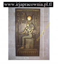 Bogini Hator Bogini egipska Hathor płaskorzeźba Egipt egipskie egipt - Irena Papucewicz IrJa Wrocław