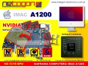 NAPRAWA KOMPUTERA IMAC A1200 - GPU-VRAM - NETAGON electronics Gdynia