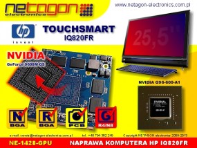 NAPRAWA KOMPUTERA HP TOUCHSMART IQ820FR - NETAGON electronics Gdynia