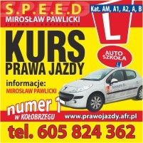 Kurs Prawa Jazdy - Auto Szkoła SPEED Mirosław pawlicki Grzybowo