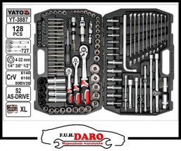 Zestaw narzędziowy kluczy 128 elementów - F.U.H. DARO Dariusz Grabowski Kępno