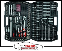 Zestaw narzędziowy kluczy 216 elementów - F.U.H. DARO Dariusz Grabowski Kępno