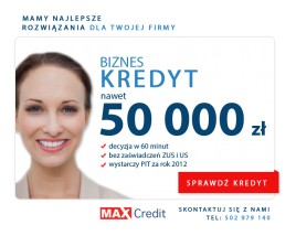 Pożyczki dla firm do 50 000 zł - Max Credit Gdańsk