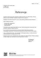 Referencja od firmy TECHSOLUTION Kryspin Dacko