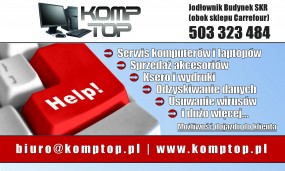Serwis komputerów i laptopów - Firma Usługowo-Handlowa KOMP-TOP Jodłownik
