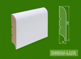 Cokół MDF lakierowany biały - 100*19 -  DREW-LUX  Tomasz Włodkowski Pruszcz Gdański