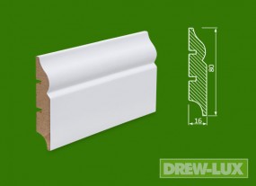 Cokół MDF lakierowany biały - 80*16 -  DREW-LUX  Tomasz Włodkowski Pruszcz Gdański