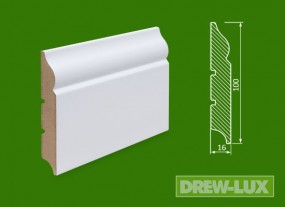 Cokół MDF lakierowany biały - 100*16 -  DREW-LUX  Tomasz Włodkowski Pruszcz Gdański