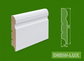 Cokół MDF lakierowany biały - 100*16 -  DREW-LUX  Tomasz Włodkowski Pruszcz Gdański