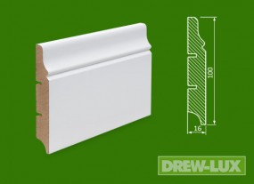 Cokół MDF lakierowany biały - 100*16 -  DREW-LUX  Tomasz Włodkowski Pruszcz Gdański