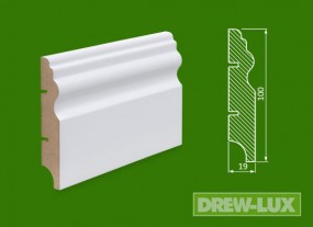 Cokół MDF lakierowany biały - 100*19 -  DREW-LUX  Tomasz Włodkowski Pruszcz Gdański