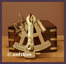 Duży mosiężny sekstanat sekstans - Galeria Antikon Sopot