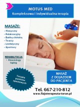 Rehabilitacja i masaż z dojazdem do domu pacjenta - MOTUS MED Toruń