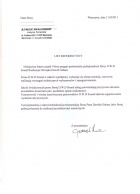 Referencja od firmy AJ MUSIC MANAGEMENT