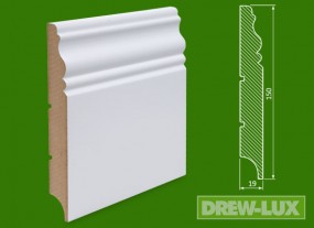 Cokół MDF lakierowany biały - 150*19 -  DREW-LUX  Tomasz Włodkowski Pruszcz Gdański