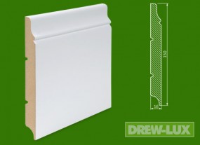 Cokół MDF lakierowany biały - 150*19 -  DREW-LUX  Tomasz Włodkowski Pruszcz Gdański