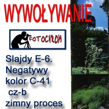 Wywoływanie filmów - Studio fotograficzne Łódź