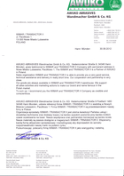 Referencja od firmy Awuko Abrasives