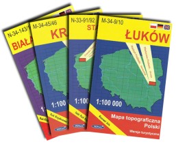 Mapy topograficzne Polski 1:100 000 wydanie turystyczne -  Mapnik  Paulina Adamczyk Oława
