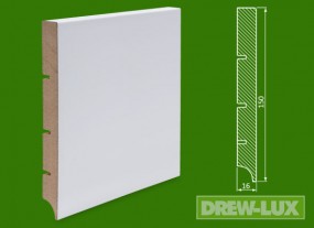 Cokół MDF lakierowany biały - 150*16 R1 -  DREW-LUX  Tomasz Włodkowski Pruszcz Gdański