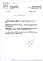 Referencja od firmy Huta Łabędy S.A.