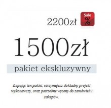 pakiet ekskluziw 1500zł - Przedsiębiorstwo Projektowe Weronika Szwiec Szczecin